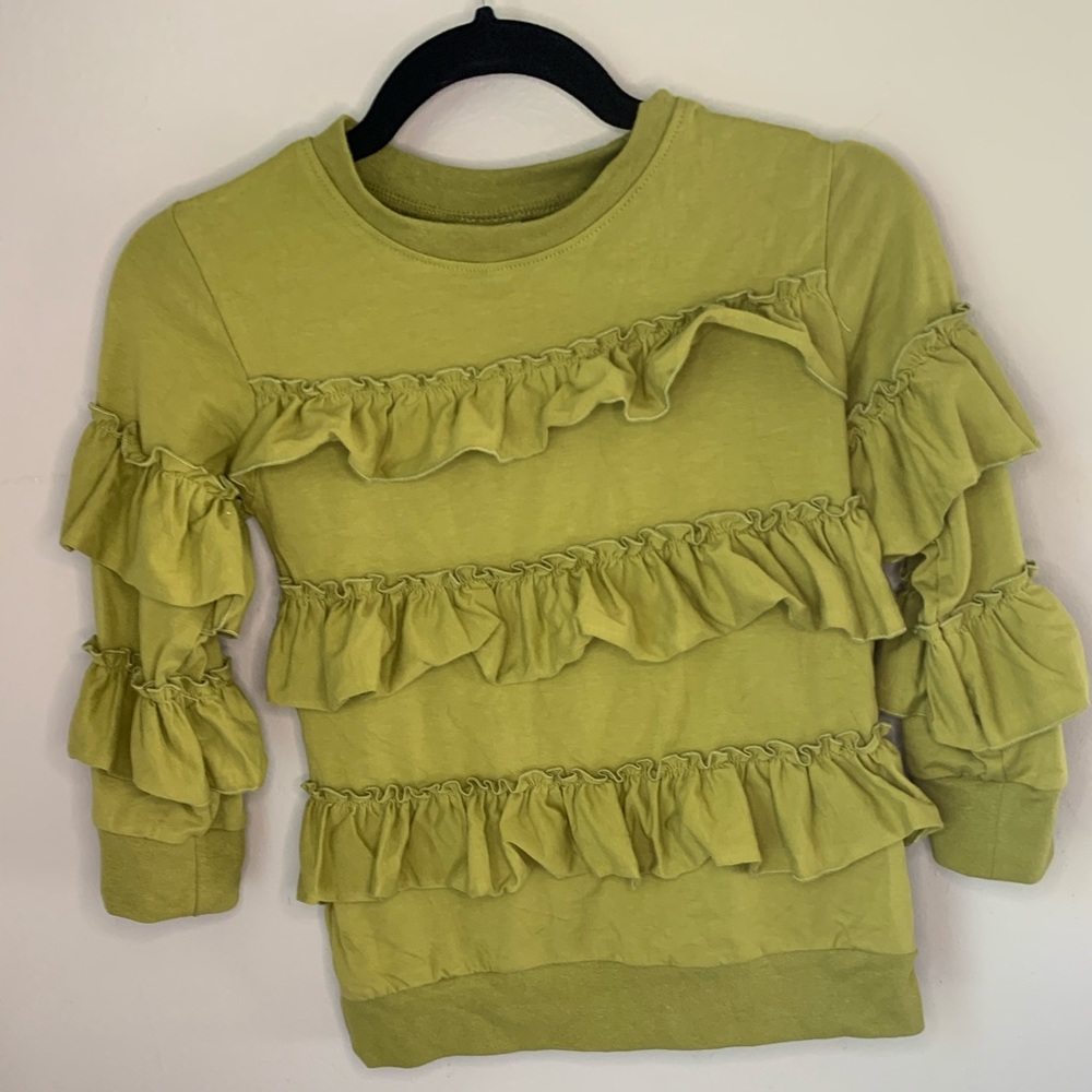 Girls Ruffle Long Sleeve